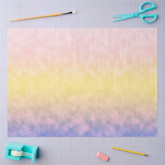 Papel De Seda Amanhecer Pastel (Arte )