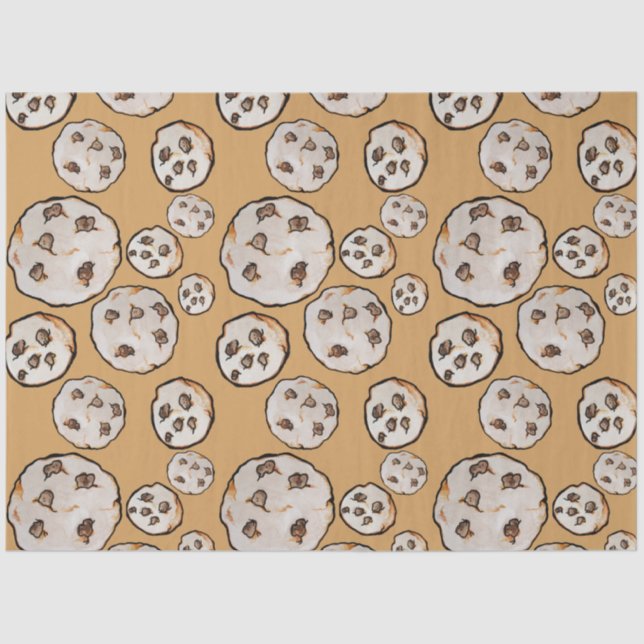 Papel De Seda Amante de Cookies Cookies Chip Chocolate (Frente )