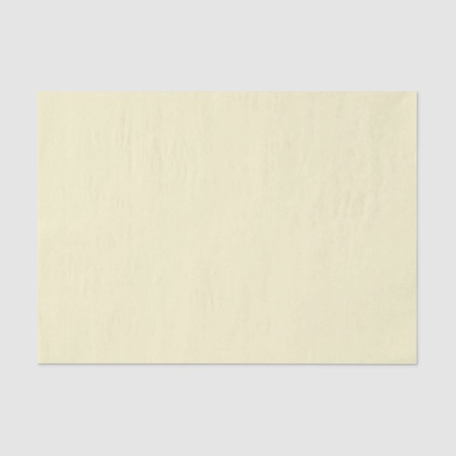 Papel De Seda Amarelo de Pastel Sólido Comum (Frente )