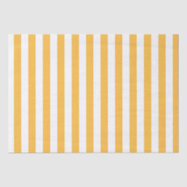 Papel De Seda Amarelo Quente, Estrias Estreitas Brancas, Moderno