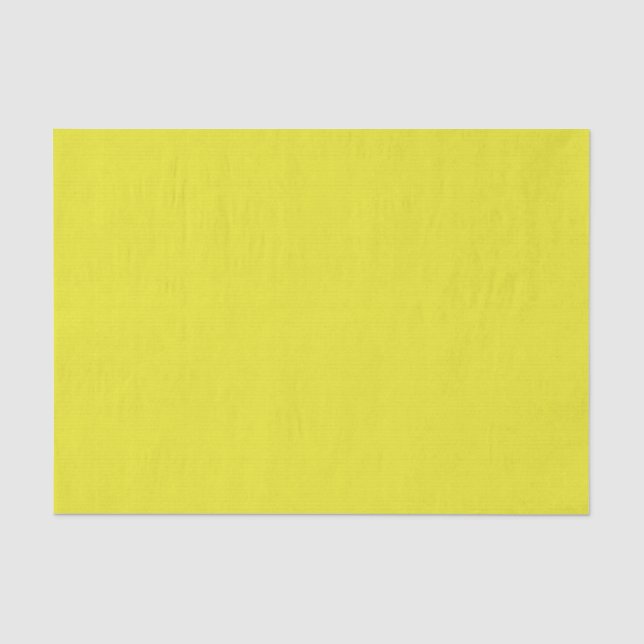 PAPEL DE SEDA AMARELO SÓLIDO BRILHO (Frente )
