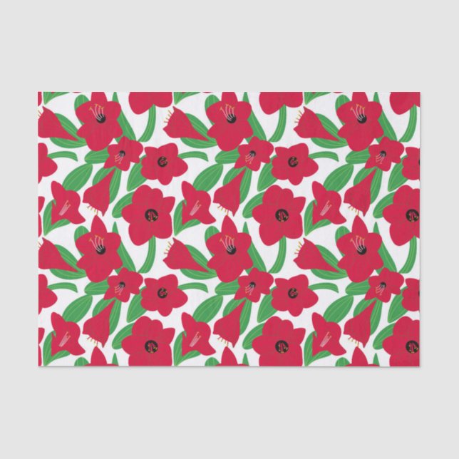 Papel De Seda Amaryllis Flower (Frente )
