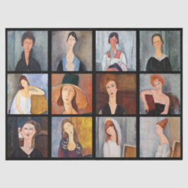Papel De Seda Amedeo Modigliani - Collage Poster