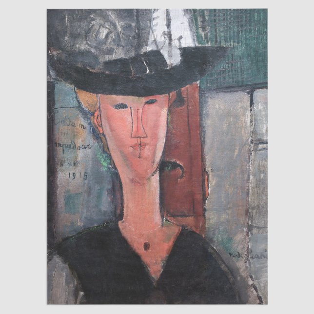 Papel De Seda Amedeo Modigliani - Madame Pompadour (Criador carregado)