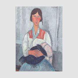 Papel De Seda Amedeo Modigliani - Mulher cigana com bebê