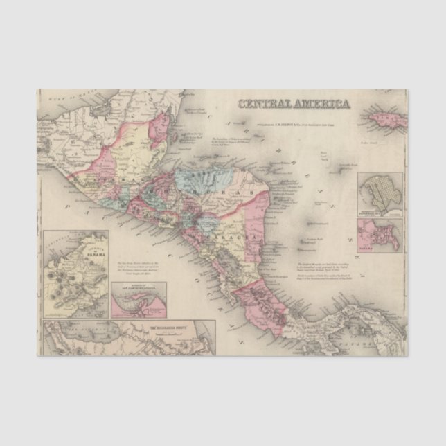 Papel De Seda América Central 5 (Frente )