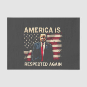 Papel De Seda América é respeitada novamente Trump USA 4 de julh