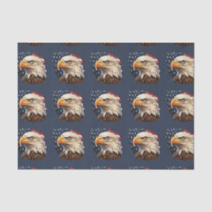 Papel De Seda American Flag Bald Eagle