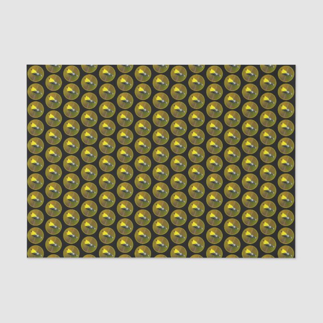 Papel De Seda American Goldfinch - Fotografia original (Frente )