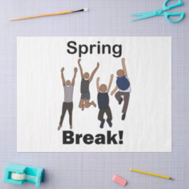 Papel De Seda Amizade de Férias de Primavera