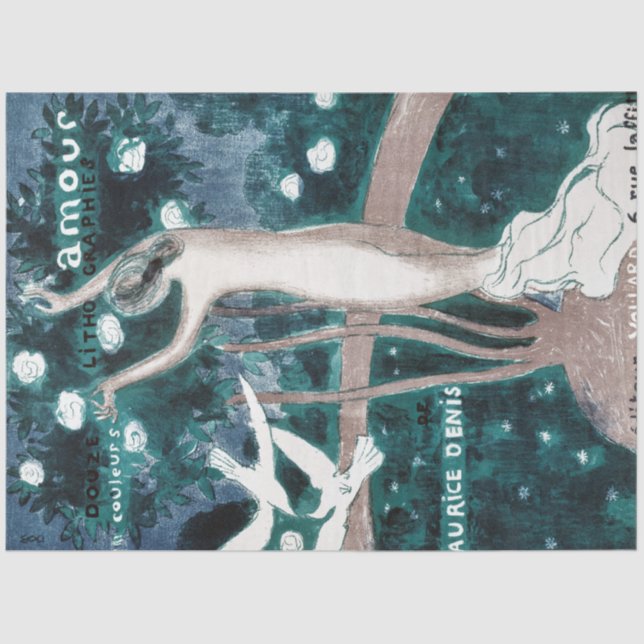 Papel De Seda Amor (Amour), Maurice Denis (Frente )