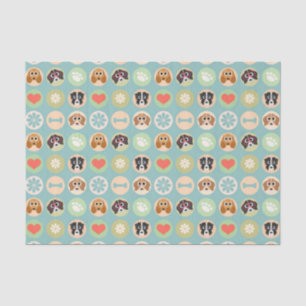 Papel De Seda Amor do cão