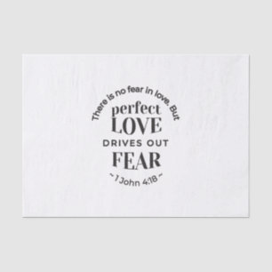 Papel De Seda Amor Eterno - 1 Arte de Citação das Escrituras Joh