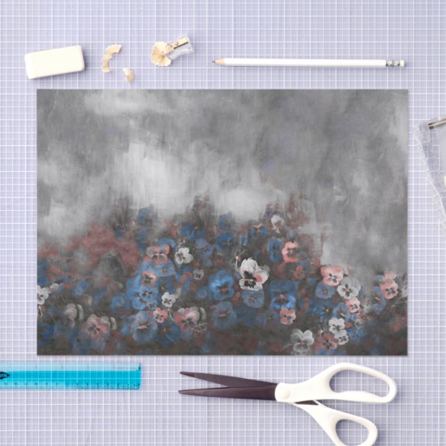 Papel De Seda Amor-perfeito em 2 DBL (Arte )