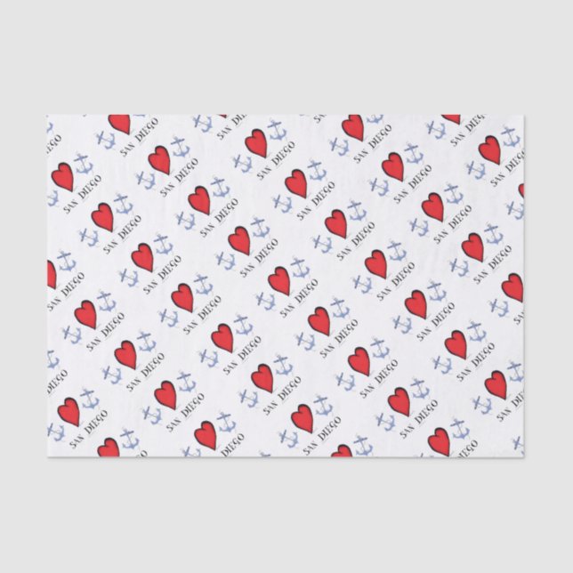 Papel De Seda amor San Diego (Frente )