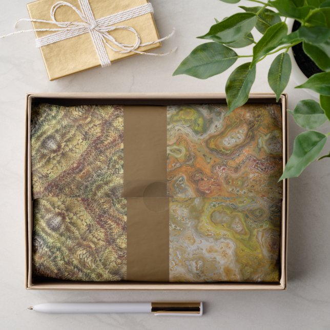 Papel de Seda Amostras Tons da Terra (Presente)