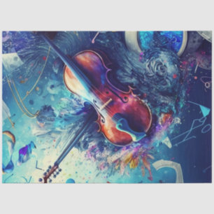 Papel De Seda Anatomia do Music Series Design 6