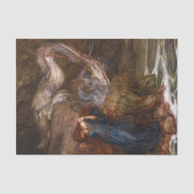 Papel De Seda Andromeda por Arthur Rackham (Frente )