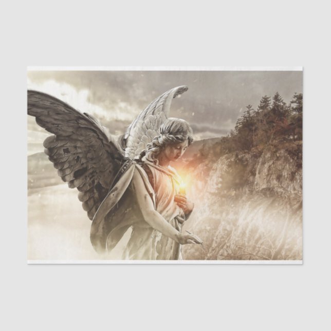 Papel De Seda Angel Decoupage 10x15 (Frente )