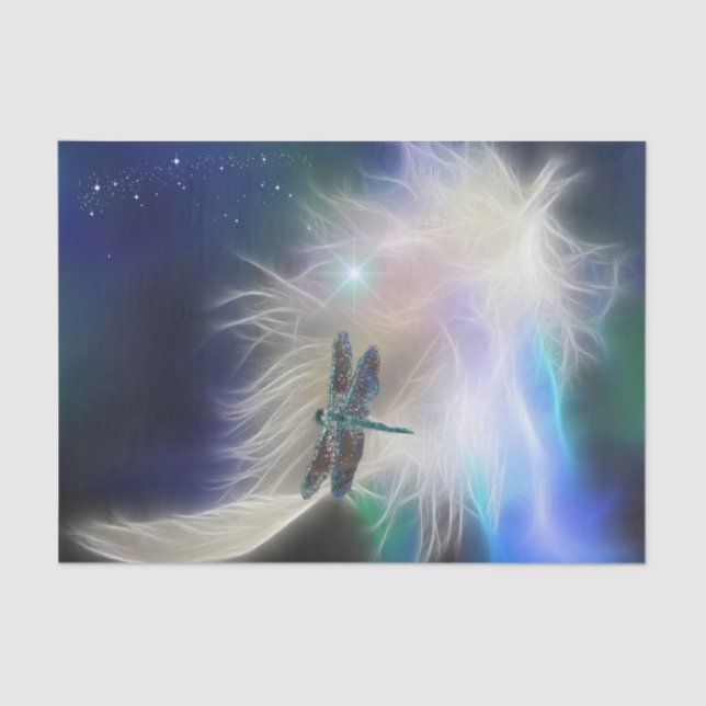 Papel De Seda Angel Feather e Dragonfly (Frente )