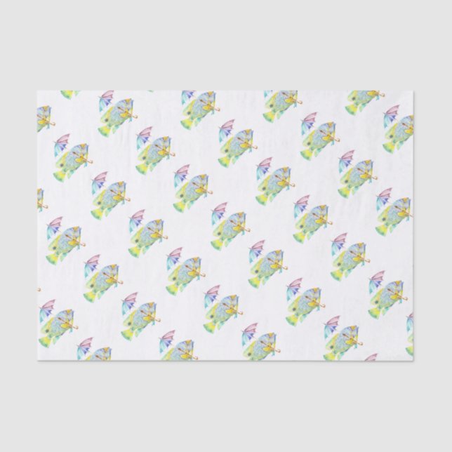 Papel De Seda Angel Fish Com Guarda-chuvas (Frente )