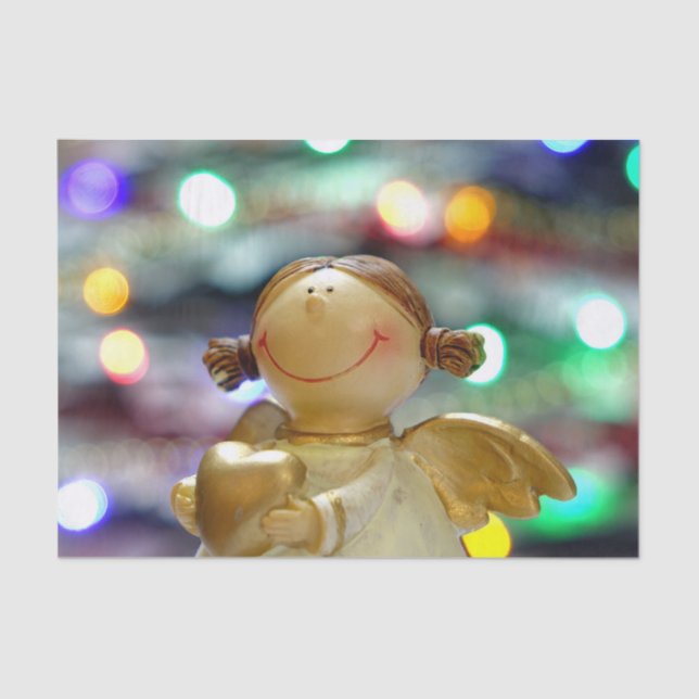 Papel De Seda Angel Natal (Frente )