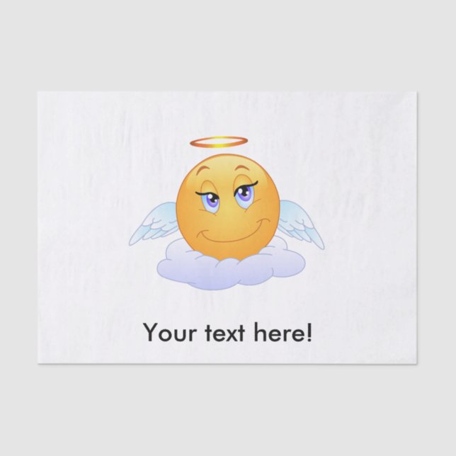 Papel De Seda Angel Smiley (Frente )