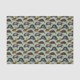 Papel De Seda Animais De Floresta Whimsical