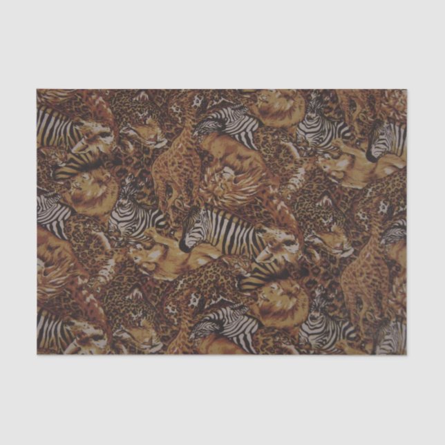 PAPEL DE SEDA ANIMAL SAFARI JUNGLE (Frente )