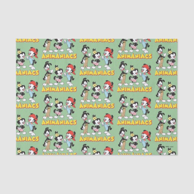 Papel De Seda Animaniacs | Yakko, Dot e Wakko Permanente (Frente )