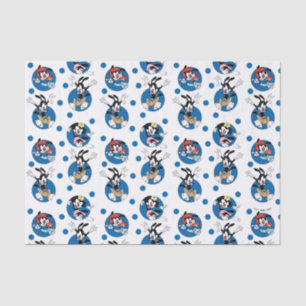 Papel De Seda Animaniacs   Yakko, Wakko, & Dot Circle Pattern