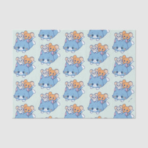 Papel De Seda Anime Tom, Jerry e Tuffy