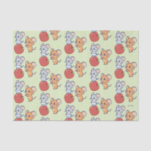 Papel De Seda Anime Tuffy e Jerry Apple Rolling