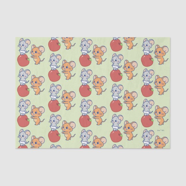 Papel De Seda Anime Tuffy e Jerry Apple Rolling (Frente )