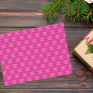 Papel De Seda Aniversário, cor-de-rosa-rosa, nome feminino