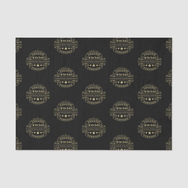 Papel De Seda Aniversário de 1956 (Frente )