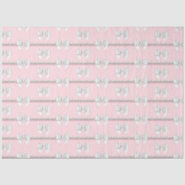 Papel De Seda Aniversário de 30 anos Tema Pérolas Rosa Glam Tiff