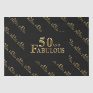 Papel De Seda Aniversário de 50 anos