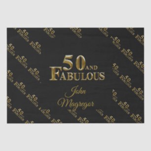 Papel De Seda Aniversário de 50 anos