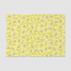 Papel De Seda Aniversário de criança de Banana Cute