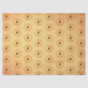 Papel De Seda Aniversário de criança de Karate de Artes Marciais