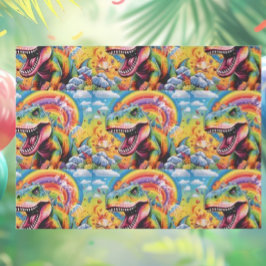 Papel De Seda aniversário de dinossauros, bonito