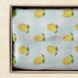 Papel De Seda Aniversário de Verão de Limão Cítrico