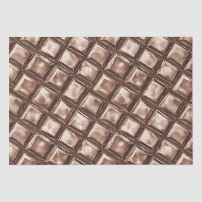 Papel De Seda Aniversário do Bar de chocolate doce (Frente )