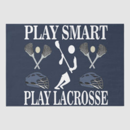 Papel De Seda Aniversário do Jogador de Lacrosse