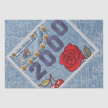 Aniversário do Poster vintage 2000 ou Reunião