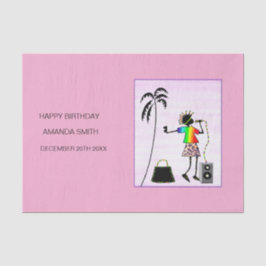 Papel De Seda Aniversário, Fantasma Lady DJ Music Star