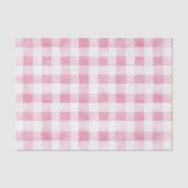 Papel De Seda Aniversário Listras Xadrez Branco Rosa