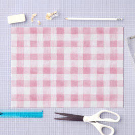 Papel De Seda Aniversário Listras Xadrez Branco Rosa