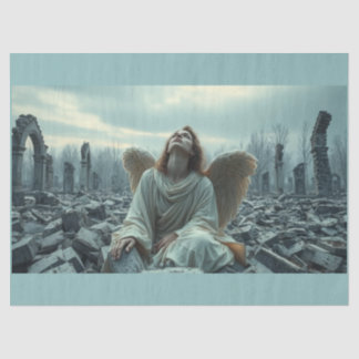 Papel De Seda anjo após a guerra do bem e do mau